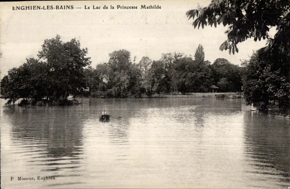 Enghien-les-Bains — Lago da Princesa Mathilde — P. Mimeur, Enghien - Frente