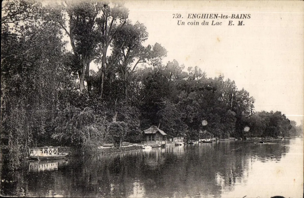 Enghien-les-Bains — Ein Eck des Sees — E. M. n°759 - Vorderseite