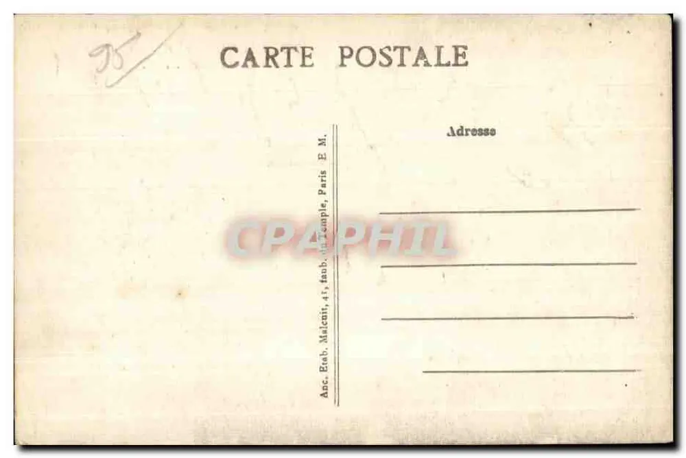Enghien-les-Bains — Ein Eck des Sees — E. M. n°759 - Rückseite