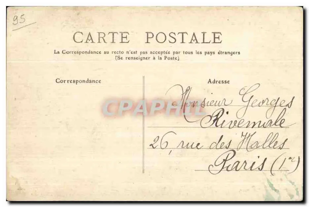 Engbien-les-Bains — O Casino — Coleção F. Fleury, n°23 - Verso