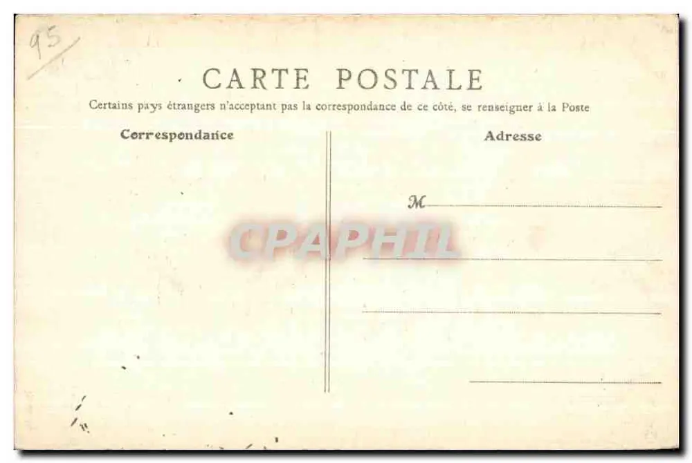 Enghien-les-Bains (S.-et-O.) — Eingang zum Casino — B. F., Paris - Rückseite