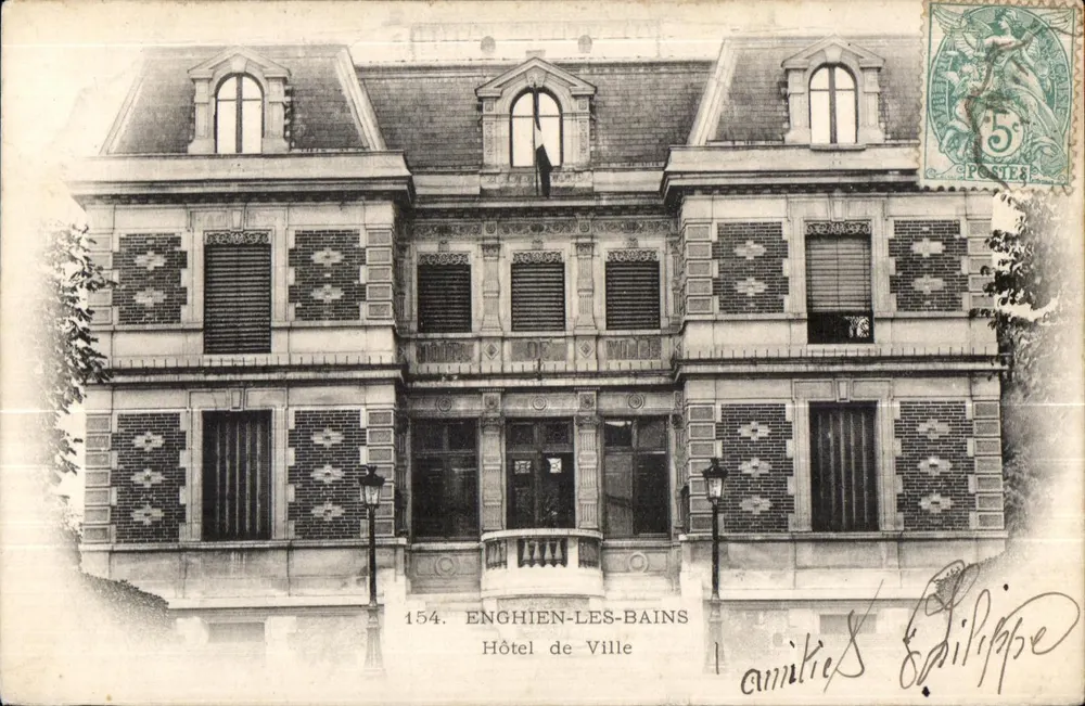 Enghien-les-Bains — Rathaus — anonymer Verlag, Nr. 154 - Vorderseite