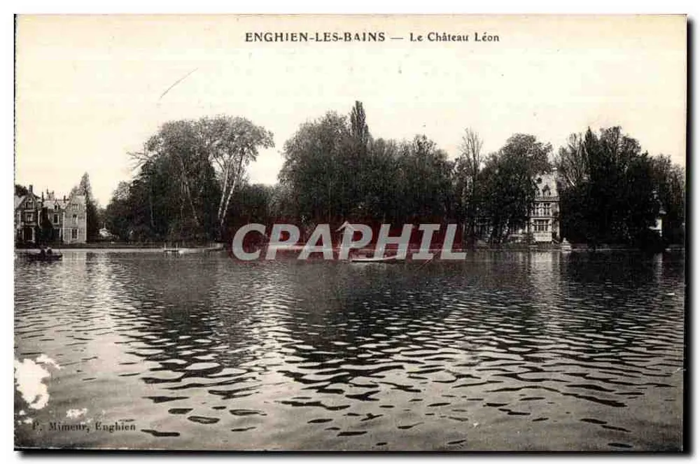 Enghien-les-Bains — O Castelo Léon — P. Mimentry, Enghien - Frente