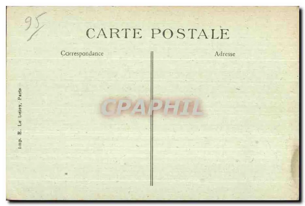 ÉCOUEN — Pavillon in der Cour d'Honneur (Südosten) — Porte Jean-Goujon — Verlag ELD, Nr. 53 - Rückseite