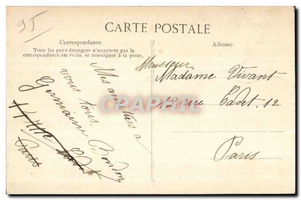 ÉCOUEN — Bildungshaus der Ehrenlegion — Frémont, Beaumont-sur-Oise - Rückseite