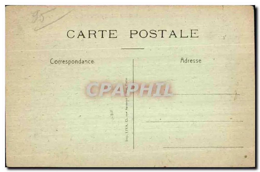 ÉCOUEN — Schloss der Ehrenlegion — Südseite - Rückseite