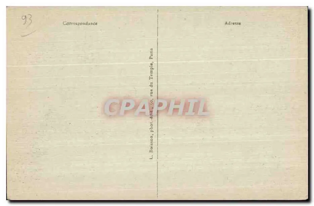 Clichy-sous-Bois — Kapelle N.-D. des Anges — J.H. - Rückseite