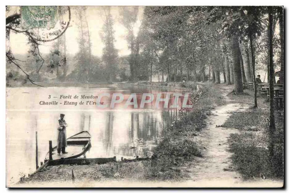 Wald von Meudon — Ursine-See — A. Bourdier, Verleger, Versailles - Vorderseite