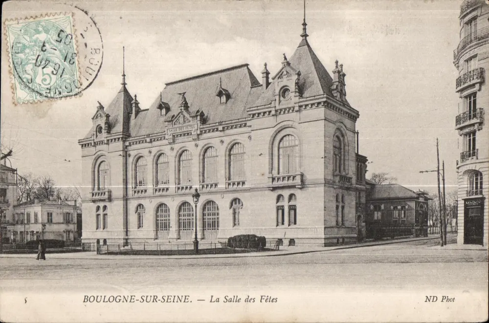Boulogne-sur-Seine — Die Festhalle — ND Phot - Vorderseite
