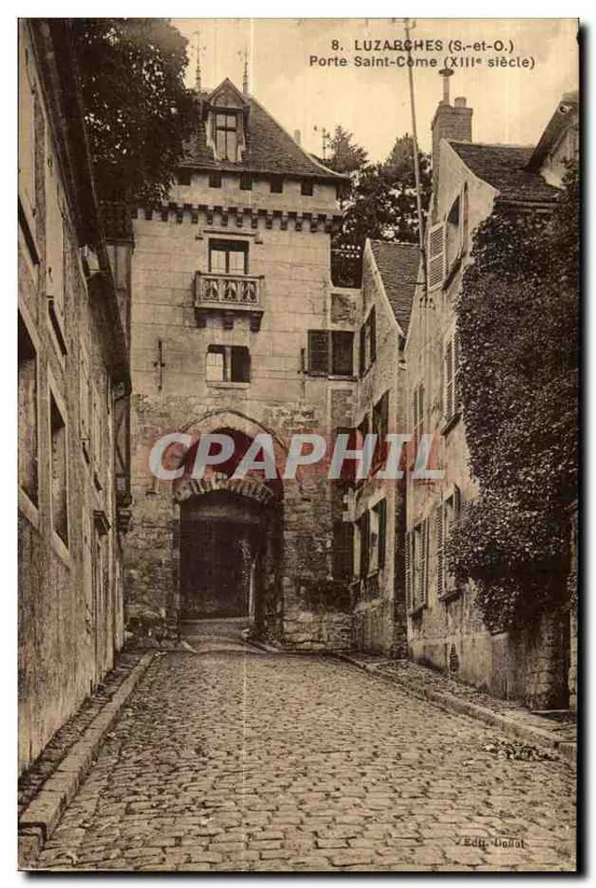 Luzarches (S.-et-O.) — Porte Saint-Côme (13. Jahrhundert) — Éd. Dallat - Vorderseite