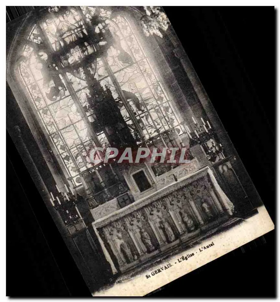 St GERVAINS - La Iglesia - L'Aurel - Anverso