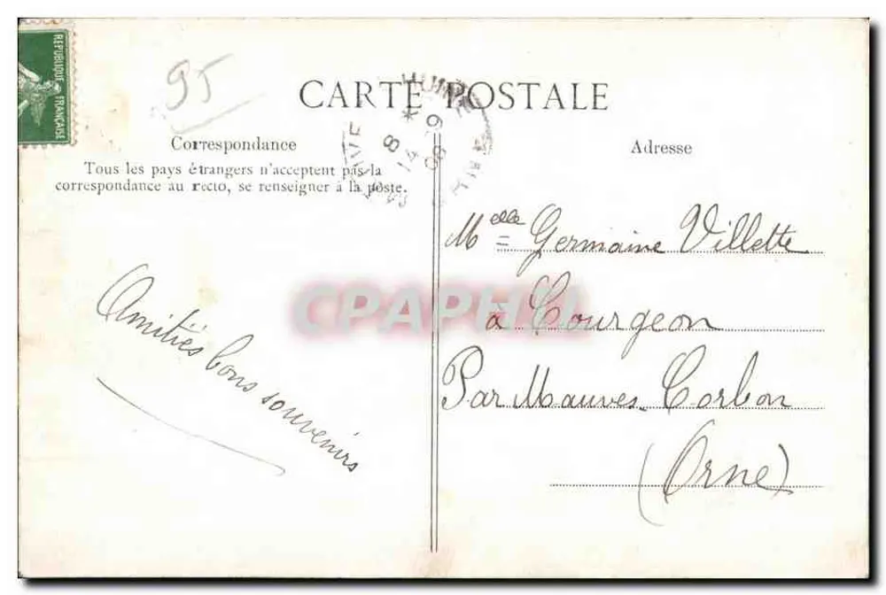 Pontoise — Die Oise und das Neue Gymnasium — Verlag E.D. - Rückseite