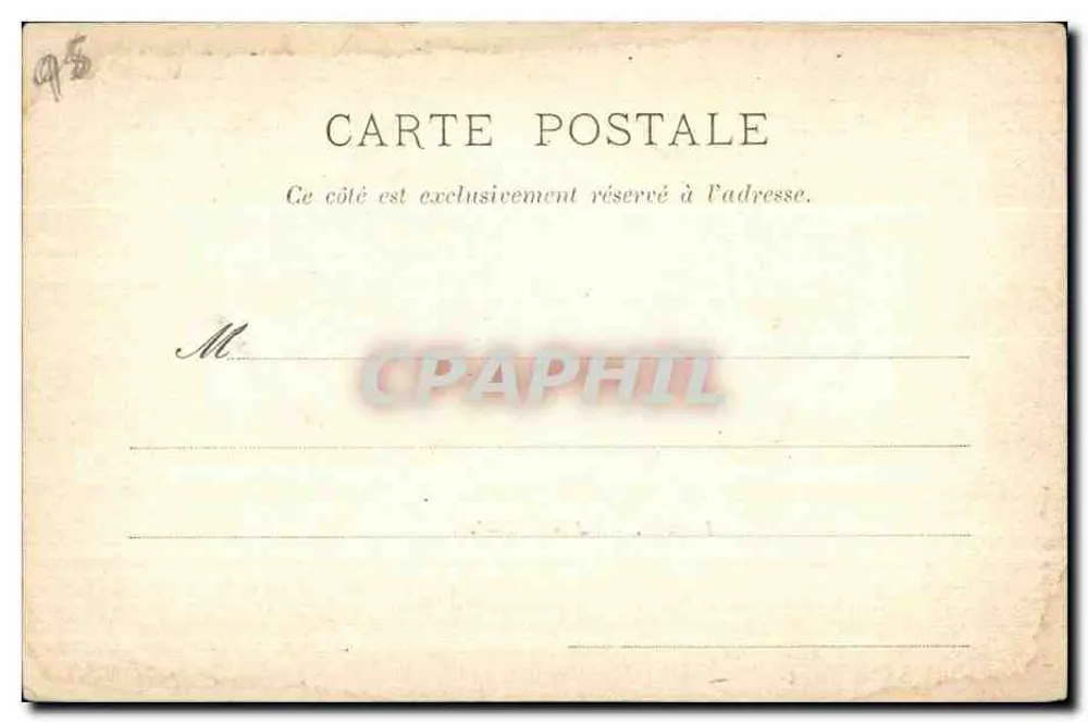 Pontoise — Palácio de Justiça — Editor E. Bigault - Verso