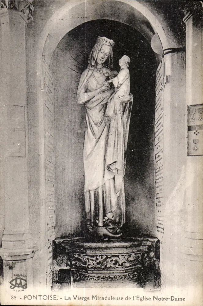 Pontoise - Die Miraculous-Virgin der Kirche Notre-Dame - Vorderseite