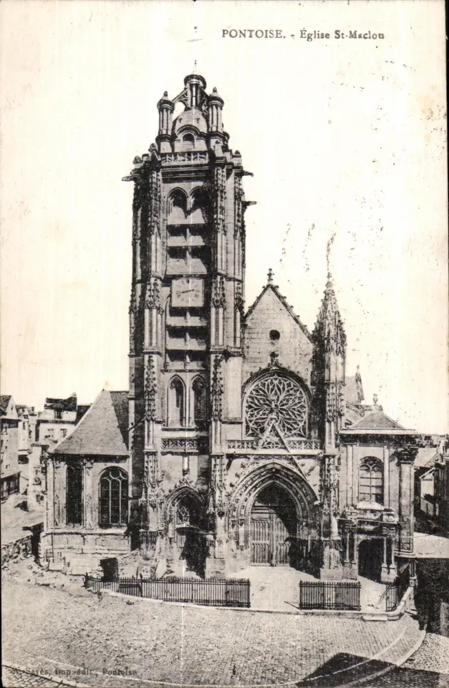 Pontoise - Igreja de São Maclon — Sarys, imp. - Pontoise - Frente