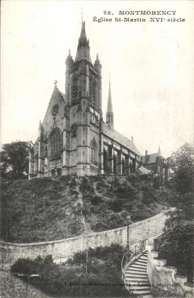 Montmorency — Kirche Saint-Martin des 16. Jahrhunderts — Buchhandlung Montmorency - Exklusive Ausgabe - Vorderseite