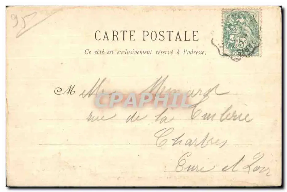 Floresta de Montmorency — O Carvalho Mazurier — L. H. Montmorency - Verso