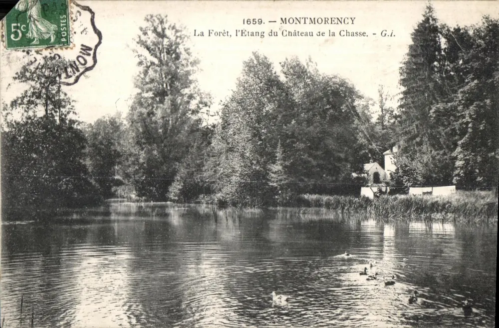 Montmorency — Die Forêt, der See des Schlosses La Chasse — G.I. - Vorderseite