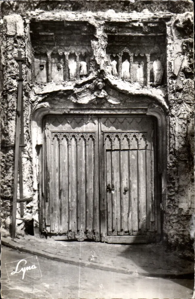 Montmorency — Portal der alten Abtei — Abeille-Cartes - Vorderseite