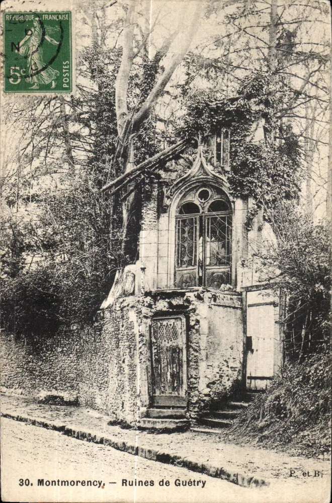 Montmorency — Ruínas de Guétry — P. e B. - Frente