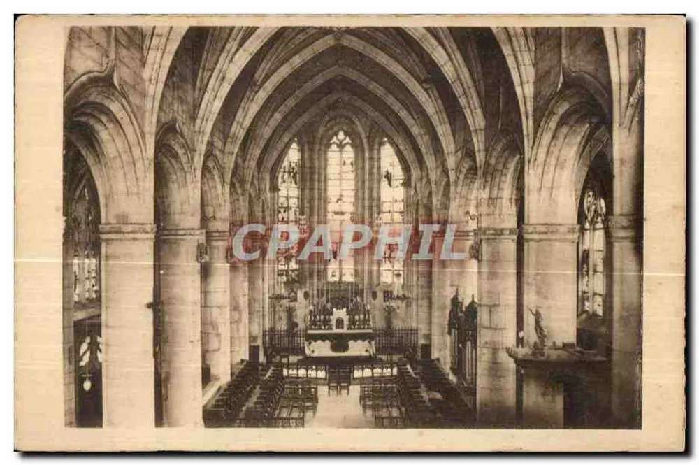 Innenansicht der Kirche Saint-Martin — Montmorency — Edition Art et Littérature - Vorderseite