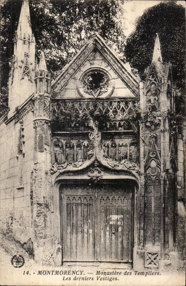 Montmorency — Kloster der Templer. Die letzten Spuren — Garnier & Lefebvre, Nr. 14 - Vorderseite