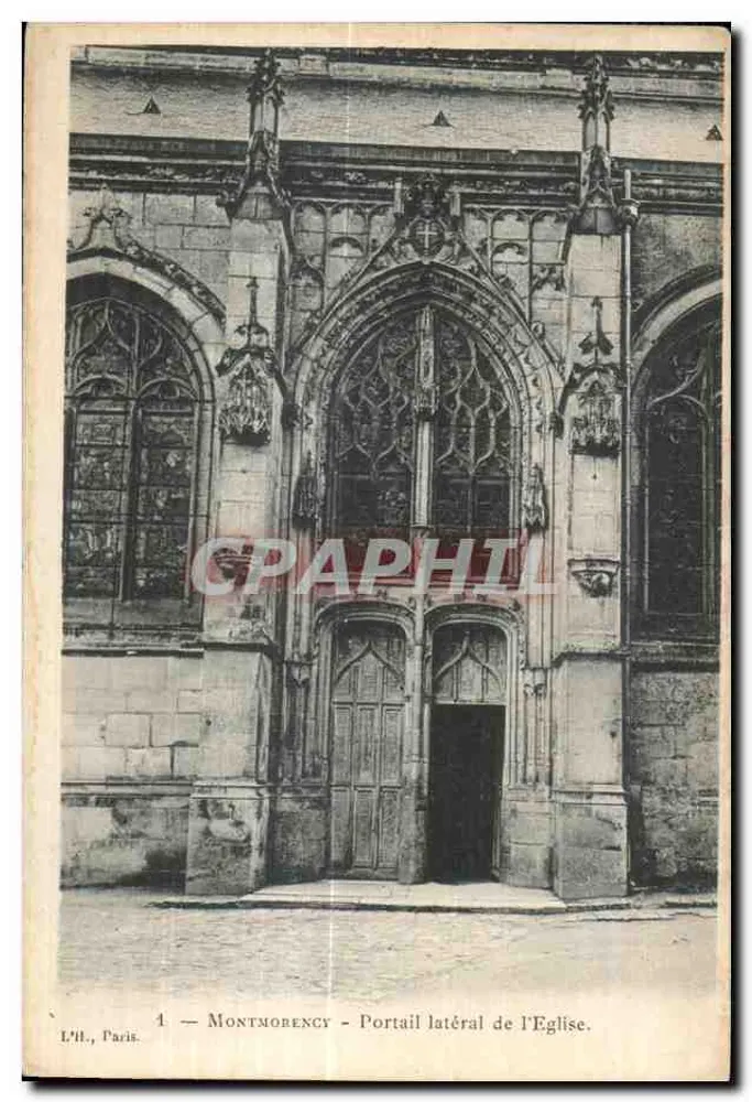 Montmorency — Seitenportal der Kirche — L'H.R., Paris, n°4 - Vorderseite