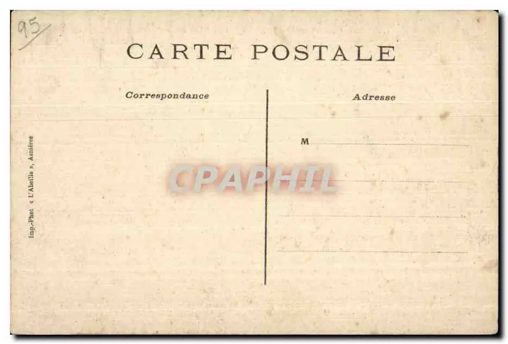 Montmorency - A Igreja no século XVIII — Imp. L'Abîlle, Amiens, n°44 - Verso