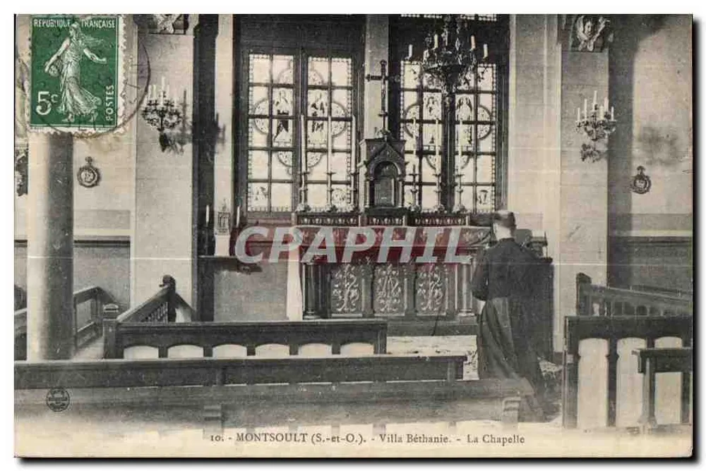 Montsoult (S.-et-O.) - Villa Béthanie - Die Kapelle - Vorderseite