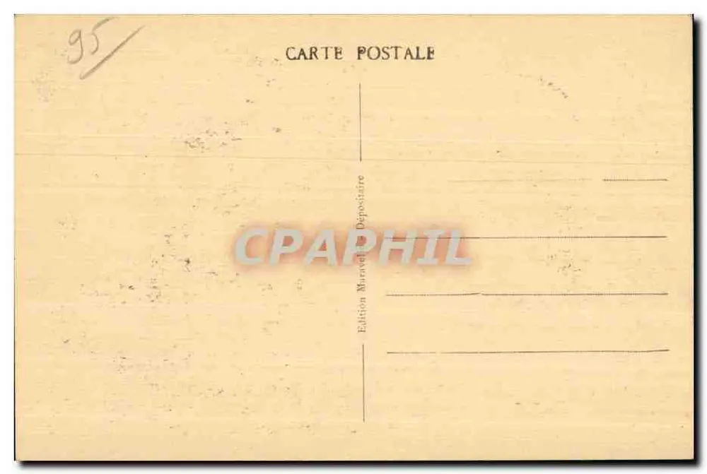 Isle-Adam (S.-et-O.) - A Mesa de Cassan — Edição Maravede Depostaire, n°10 - Verso