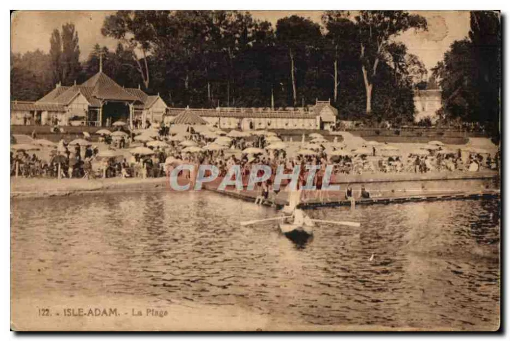 Ilha-Adam - A Praia — edição G. Olivier, n°122 - Frente