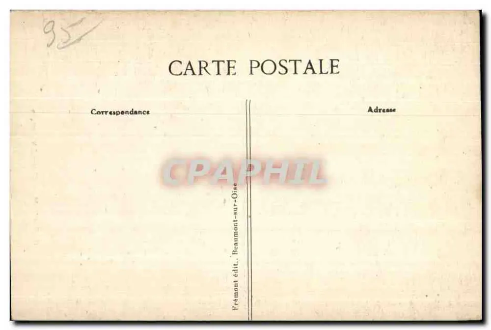 Isle-Adam — Cadeira do século XVI — Frémont édit. - Verso