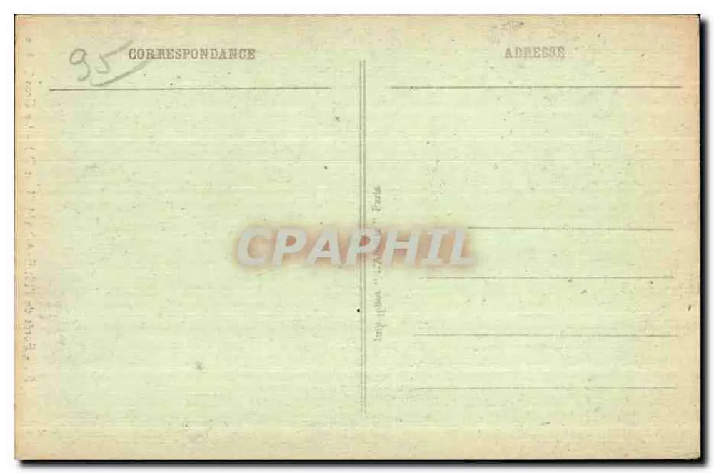 Wald von Isle-Adam (S.-et-O.) — Der große Eichenbaum — L'Abellie, Paris, Nr. 59 - Rückseite