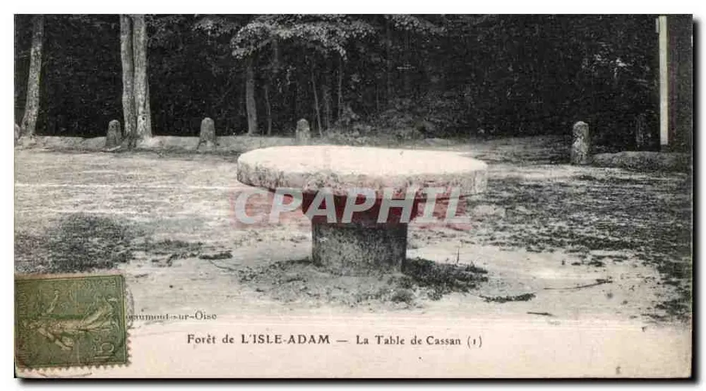 Floresta de L'Isle-Adam — A Mesa de Cassan (1) - Frente