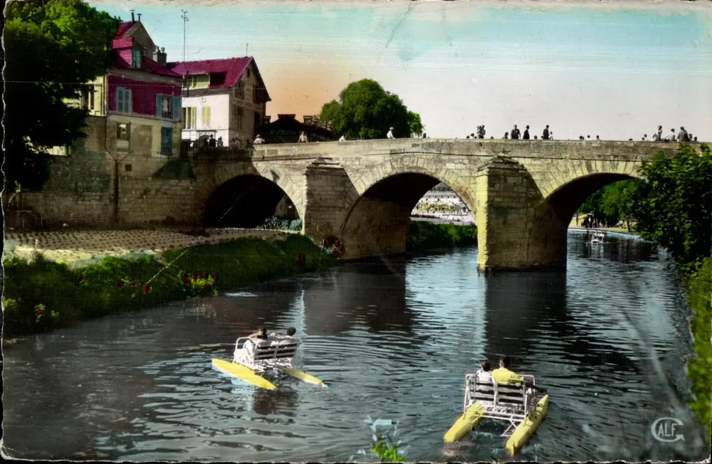 L'Isle-Adam — Der Cabonillet-Brücke — Verlag G.ALF. Paris - Vorderseite