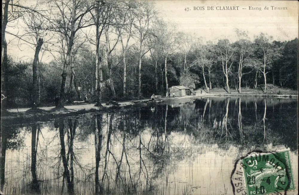 Bois de Clamart — Etang de Trivaux — Verlag Schumacher, Nr. 47 - Vorderseite