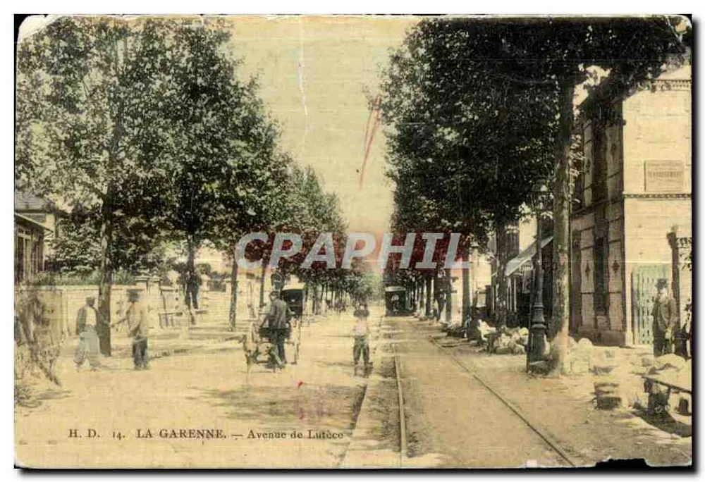 La Garenne — Avenue de Lutèce — H. D. 14 - Frente