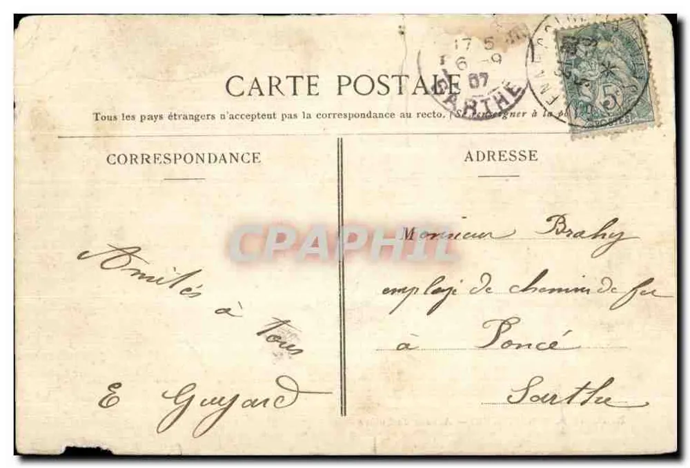 La Garenne — Avenue de Lutèce — H. D. 14 - Verso