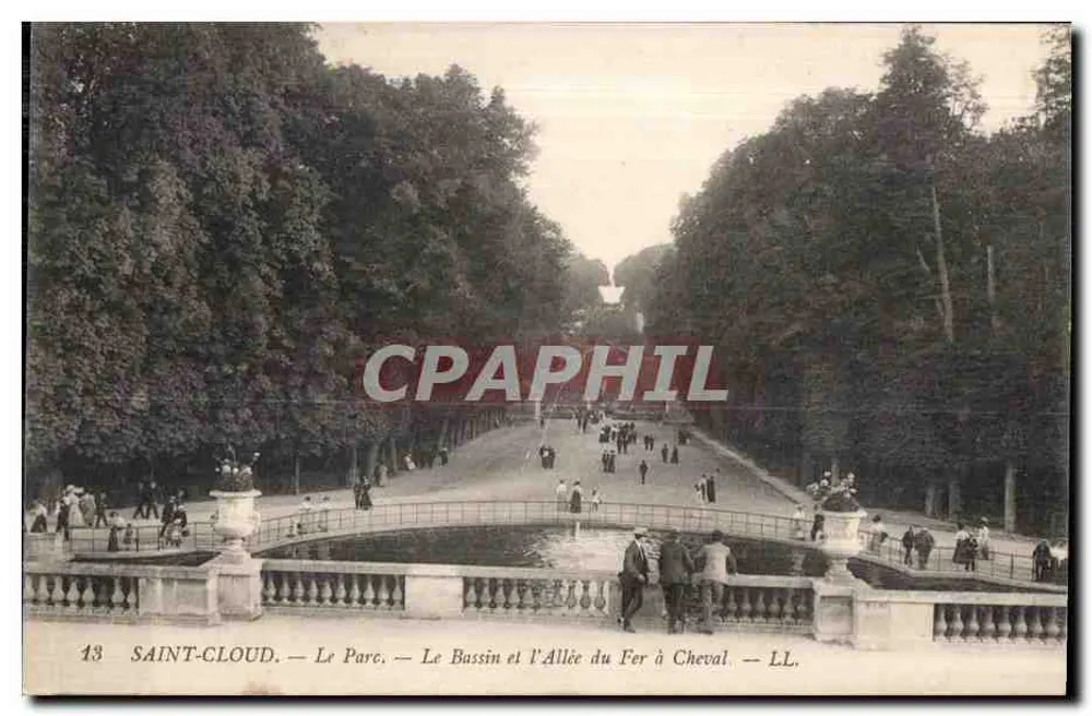 Saint-Cloud — Der Park — Der See und der Pferdeweg — LL - Vorderseite