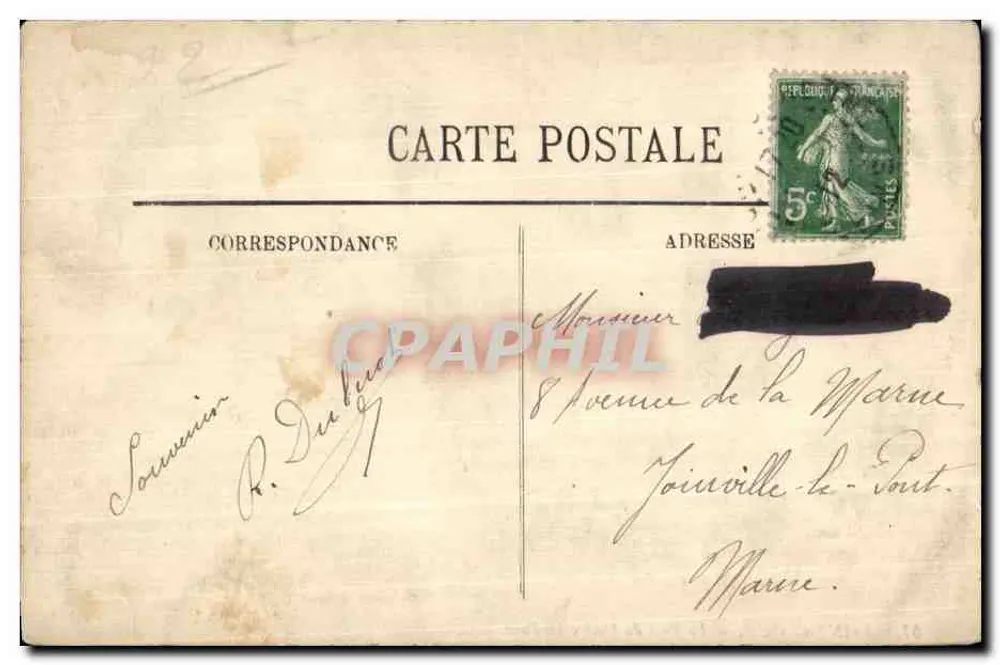 Saint-Cloud — O Ponte do Diabo — Parque — LL - Verso