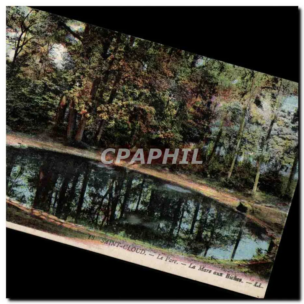 Saint-Cloud — Park — Jezioro Biches — L.L. - Awers