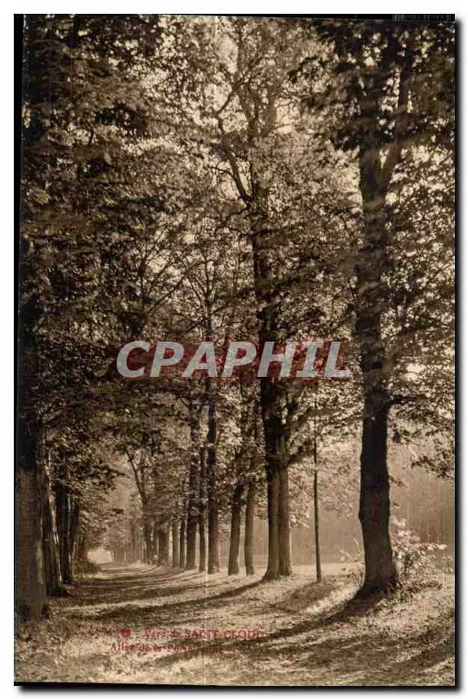 Alameda dos Carvalhos — Parque de Sceaux — Editor: Paris, Sceaux - Frente
