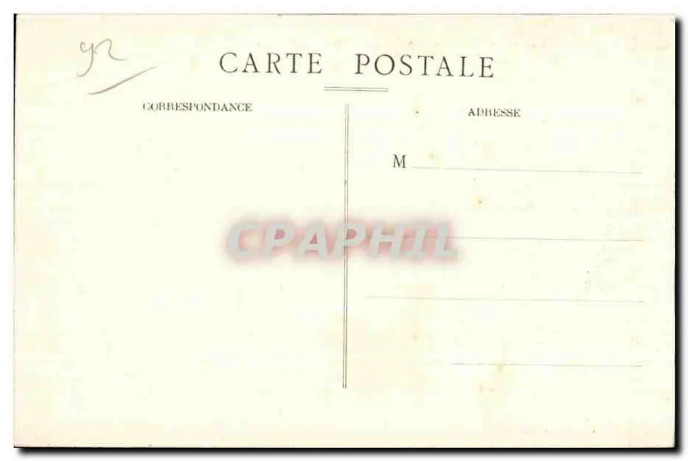 Saint-Cloud — Der Park - Zeder gepflanzt von Marie-Anloisette - Rückseite