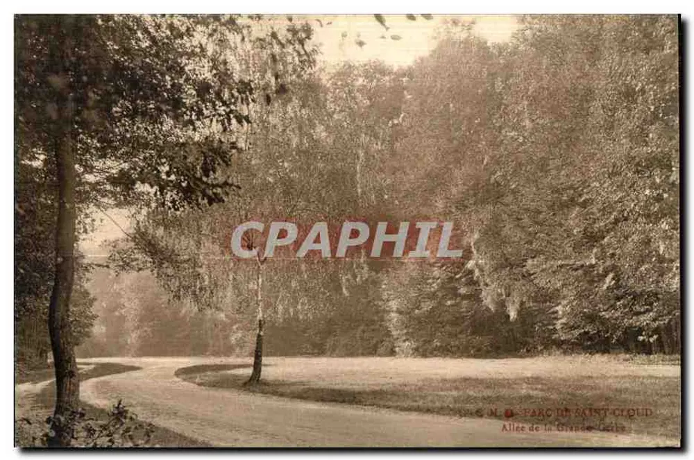 Parc de Saint-Cloud — Allée de la Grande Côte — M. PARC DE SAINT-LOUD - Frente