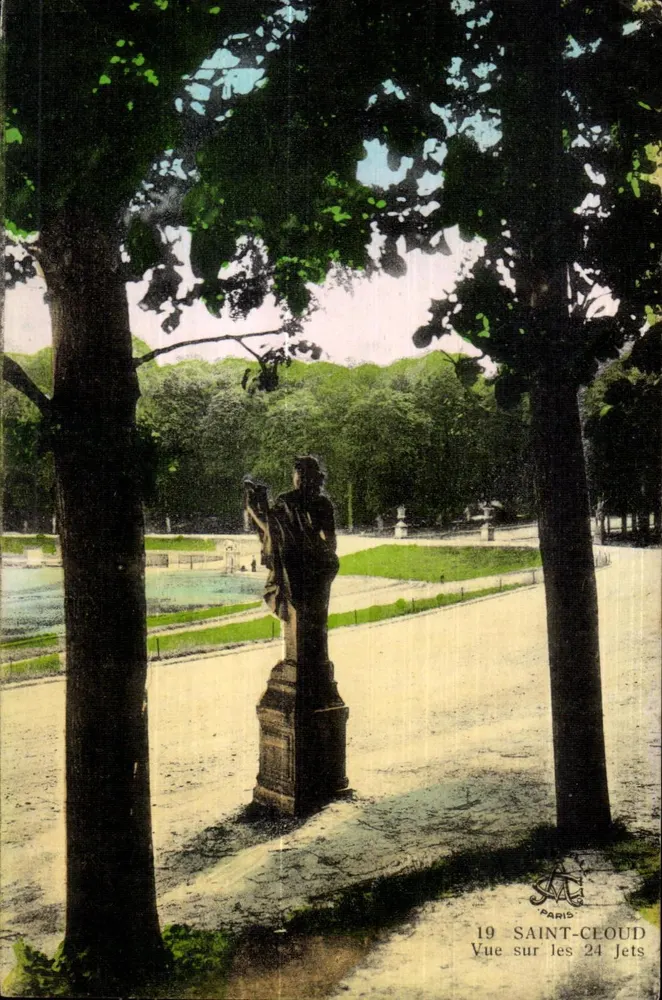 Saint-Cloud — Vista dos 24 Jatos — editor Paris - Frente