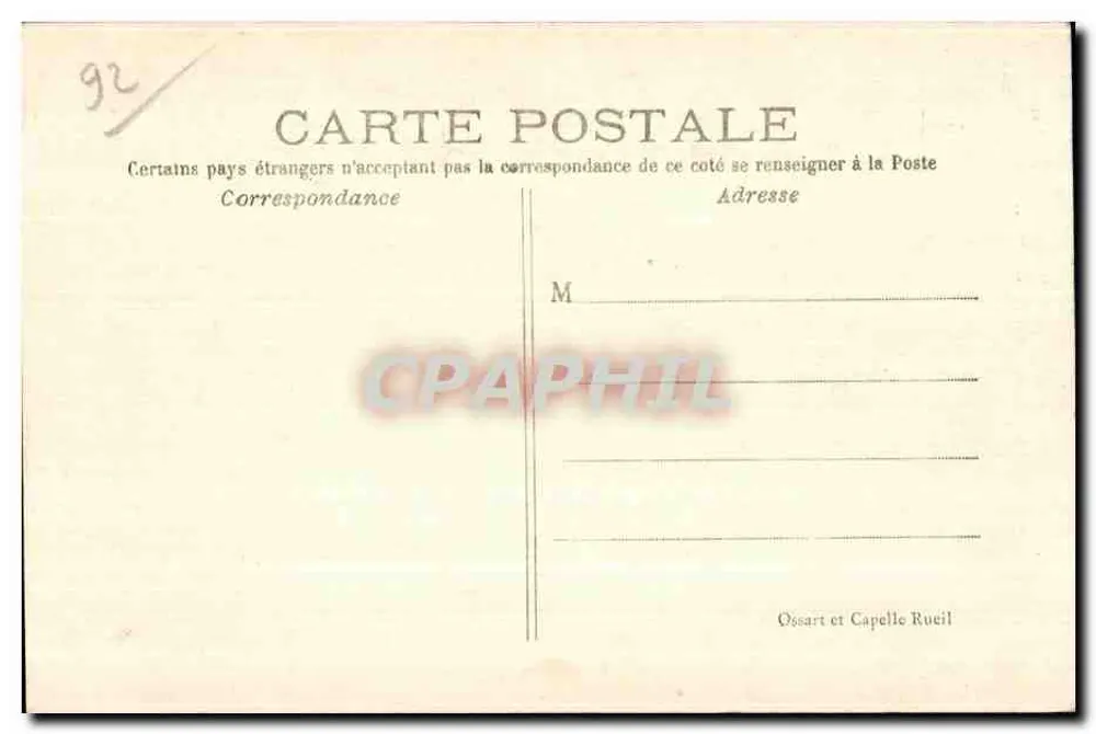 Rueil - Der Zeder, gepflanzt von der Kaiserin Joséphine im Park von Malmaison - Rückseite