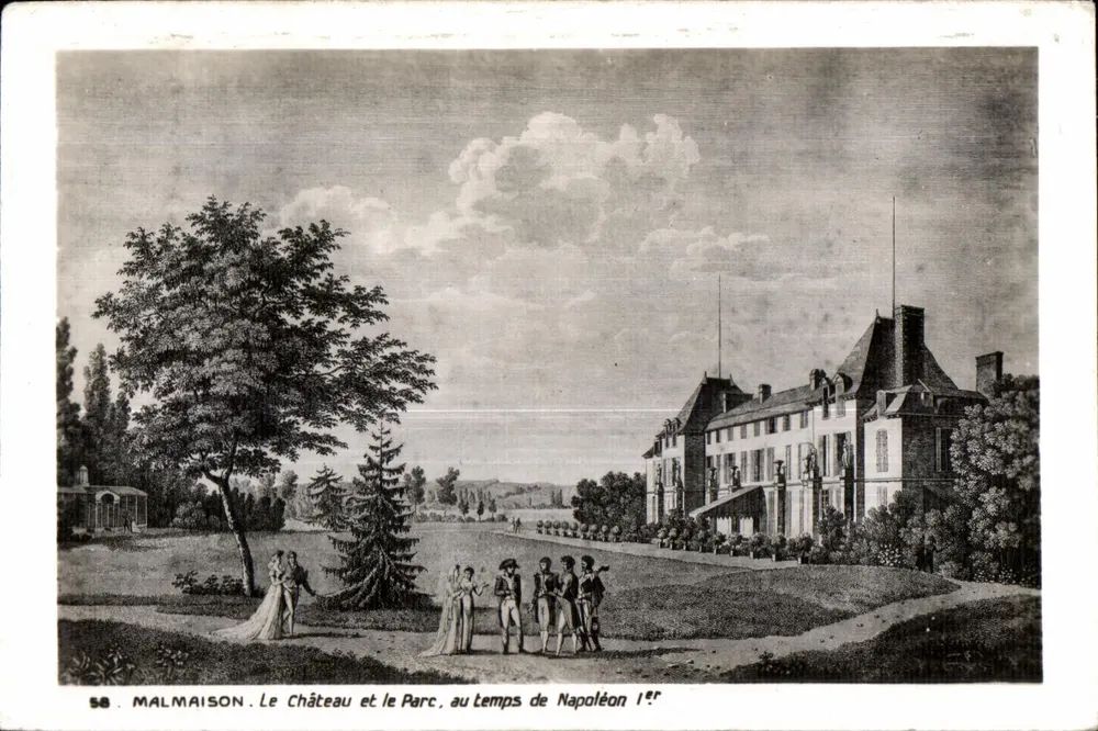 Malmaison. Das Schloss und der Park, zur Zeit Napoleons I. — Serie 58 - Vorderseite