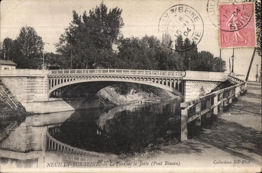 Neuilly-sur-Seine — El Puente de la Jatte (Puente Bincou) — Colecciones ND Phot - Anverso