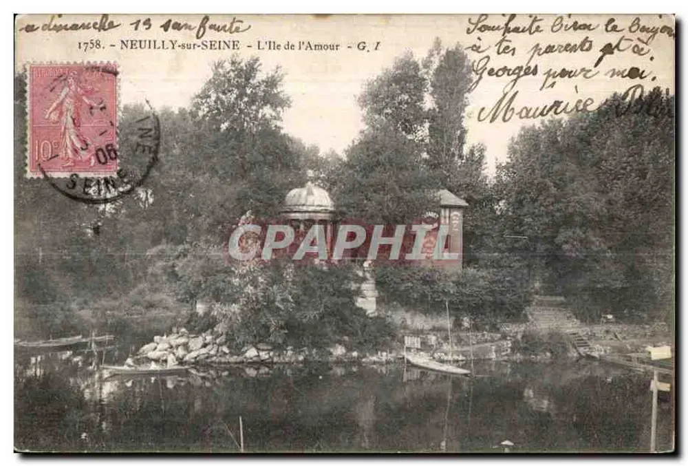 Neuilly-sur-Seine — L'Île de l'Amour — G. I. - Vorderseite