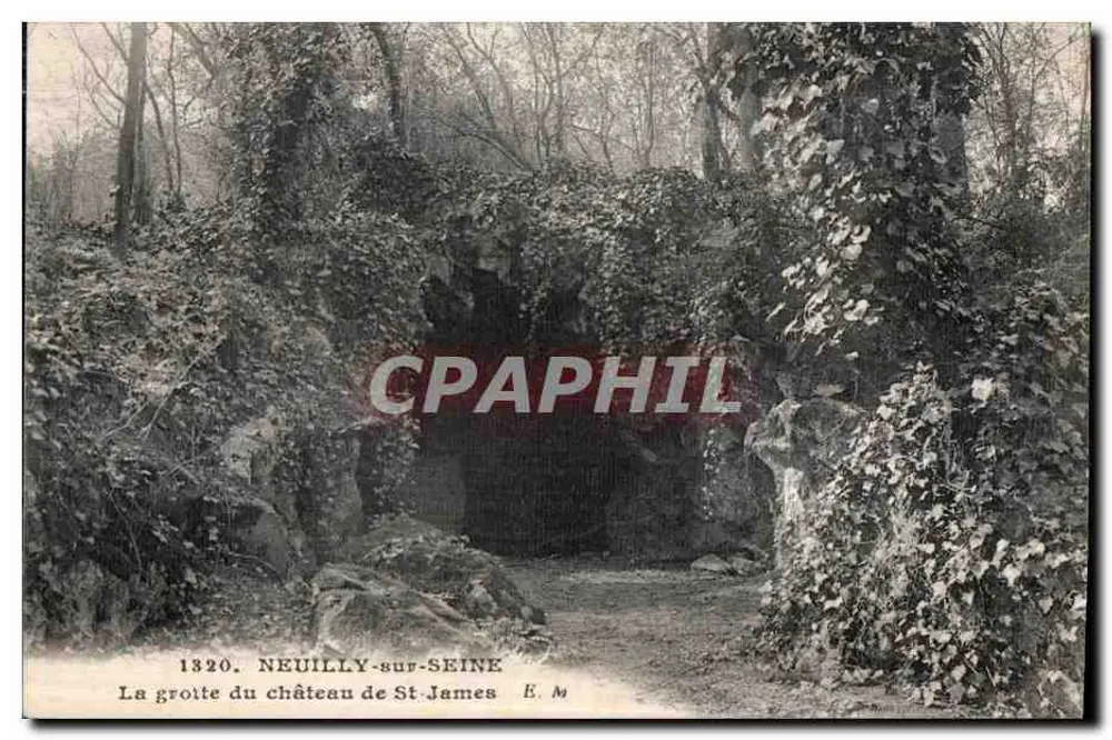 Neuilly-sur-Seine — Die Höhle des Schlosses St-James — E. M. n°1320 - Vorderseite